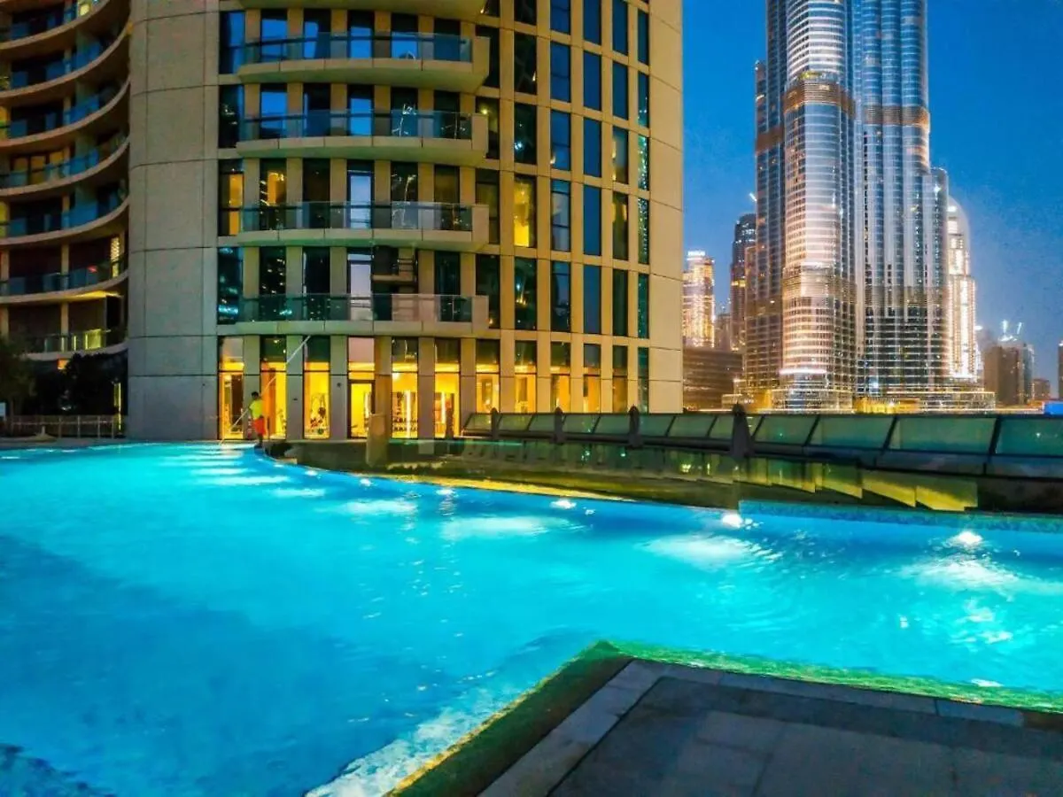 Daire First Class 3Br With Full Burj Khalifa And Fountain View Dubai